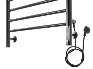 Полотенцесушитель электрический Domoterm Медея DMT П10 500х1000 EK R чёрный